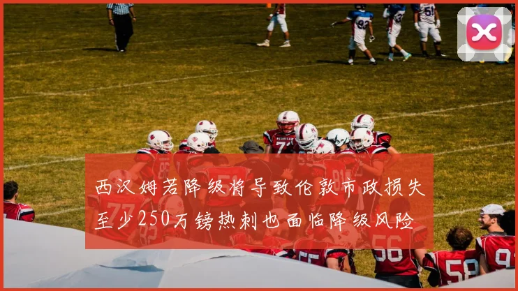 西汉姆若降级将导致伦敦市政损失至少250万镑热刺也面临降级风险